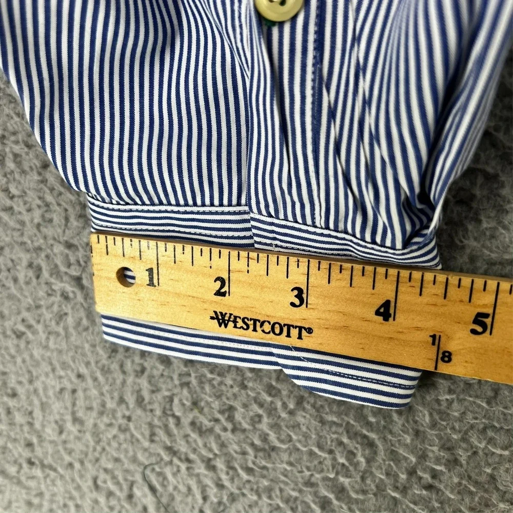 Vintage Tommy‎ Hilfiger Striped Color Block Button Up Collared Shirt Men's Large